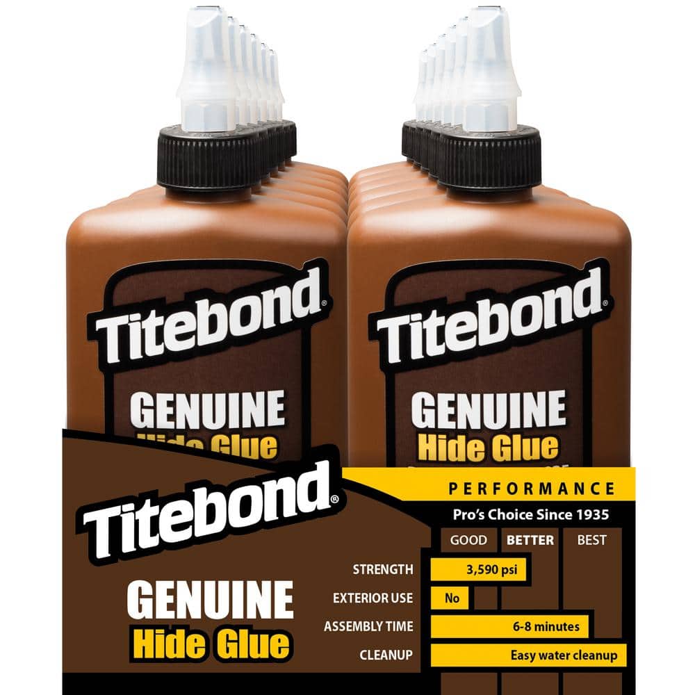 Titebond 8 oz. Translucent Wood Glue (12-Pack) 6123A - The Home Depot