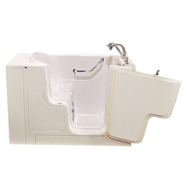 American Standard OOD Series 52 in. x 30 in. Walk-In Whirlpool Tub with Right Outward Opening Door in Linen