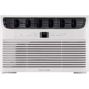 8,000 BTU 115V Window Air Conditioner Cools 350 Sq. Ft. with Temperature Sensing Remote Control in White