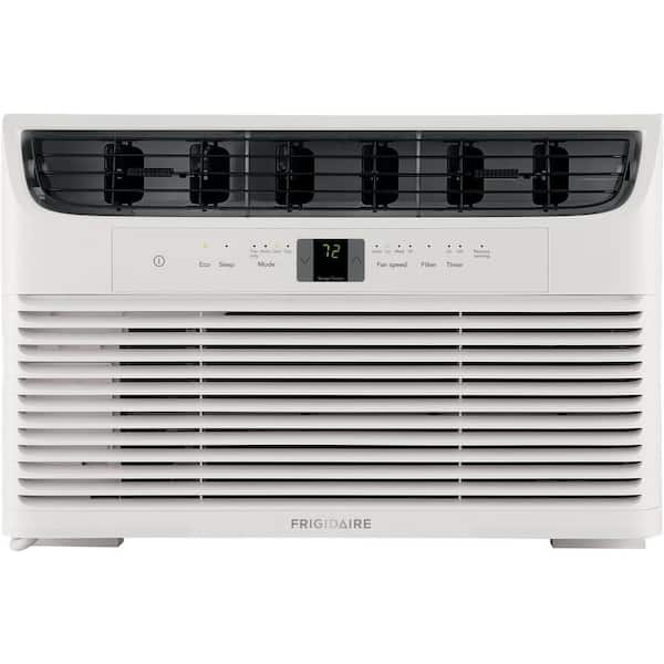 Frigidaire 8,000 BTU 115V Window Air Conditioner Cools 350 Sq. Ft. with Temperature Sensing Remote Control in White