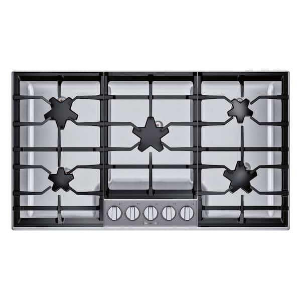 Thermador Masterpiece 36 in. Gas Cooktop in Stainless Steel with 5