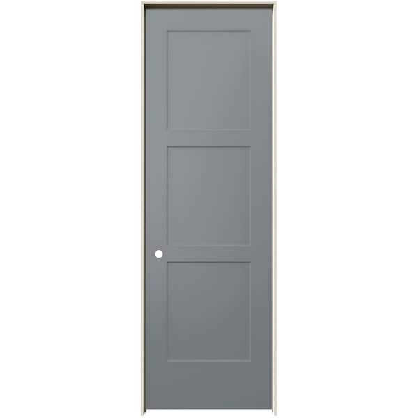 JELD-WEN 30 in. x 96 in. Birkdale Stone Stain Right-Hand Smooth Hollow Core Molded Composite Single Prehung Interior Door