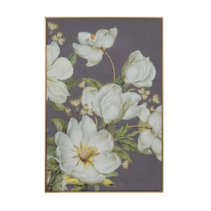 2-Piece Ps Gold Framed Botanical Wall Art Print 31.5 in. x 47 in