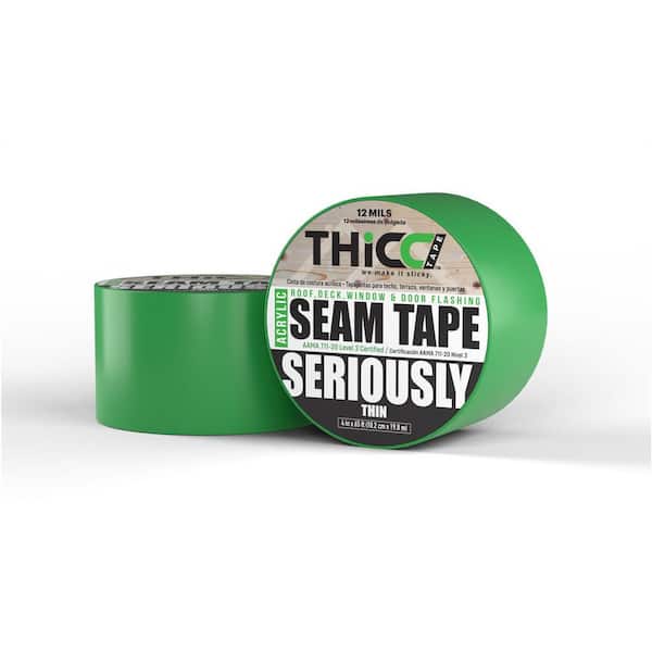 THICC 4 in. x 65 ft. Acrylic Roof, Deck, Window and Door Flashing Seam Tape 12 mils