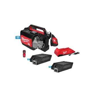 MX FUEL Lithium-Ion Cordless Briefcase Concrete Vibrator Kit with (2) Batteries and Charger