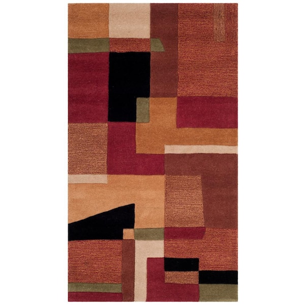 SAFAVIEH Rodeo Drive Multi Doormat 3 ft. x 5 ft. Geometric Area Rug