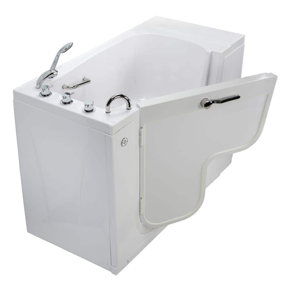 Reviews for Ella Wheelchair Transfer 52 in. Acrylic Soaking Walk in Tub