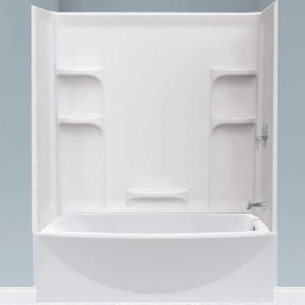 3 Piece Direct To Stud Tub Surround, Tub Surround Kits At Home Depot