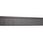 6-1/2 in. x 60-1/2 in. Cape Grey Engineered Rigid PVC Shingle Panel 5 in. Exposure (24 per Box)