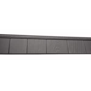 8-1/2 in. x 60-3/4 in. Cape Grey Engineered Rigid PVC Shingle Panel 7.5 in. Exposure (32-Per Box)