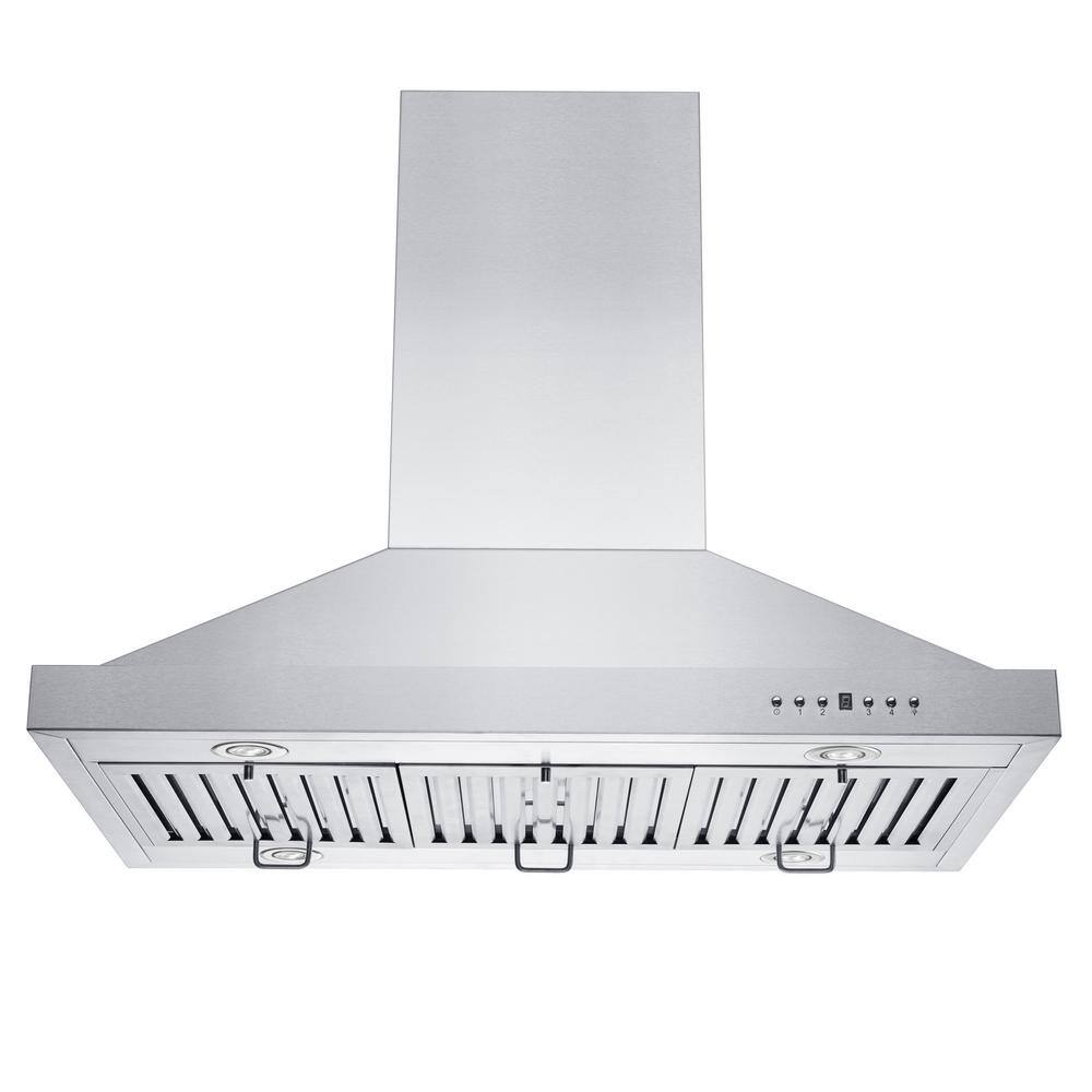 30" Stainless Steel Island Range Hood with Remote Blower