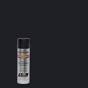 15 oz. High Performance Enamel Flat Black Spray Paint (6-Pack)