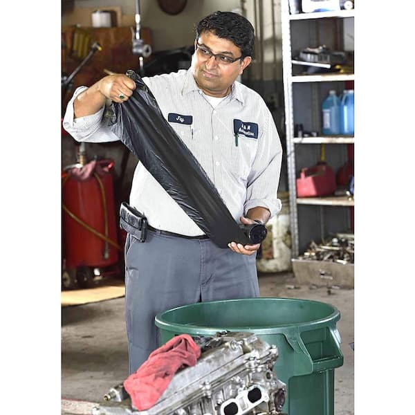 Aluf Plastics 45 Gal. Black Trash Bags - 40 in. x 47 in. (Pack of