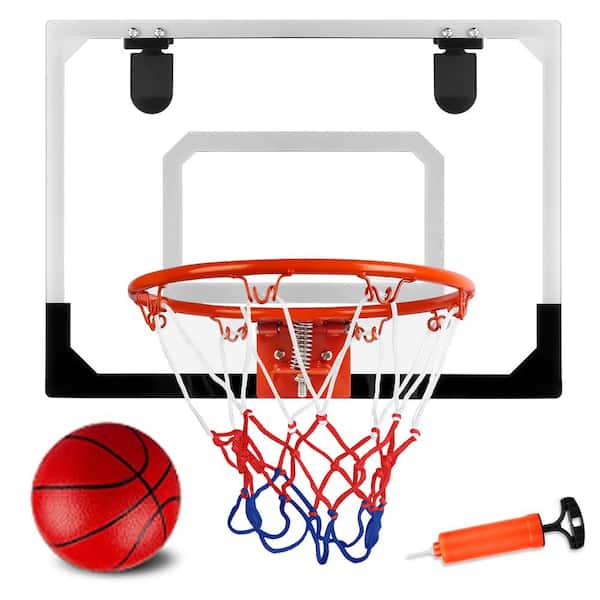 Miscool Any Indoor Basketball Hoop Over The Door, Wall Mounted Basketball Hoop Set