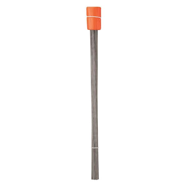 100-Pack Orange Flag Stakes Contractor Survey Markers Irrigation Utility Lines 