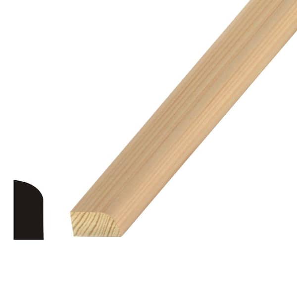 Builders Choice OP 1129 3/8 in. x 3/4 in. Pine Shoe Moulding