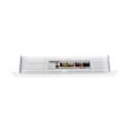4-9/16 in. x 39 in. White PVC Sloped Sill Pan for Door and Window Installation and Flashing (Complete Pack)