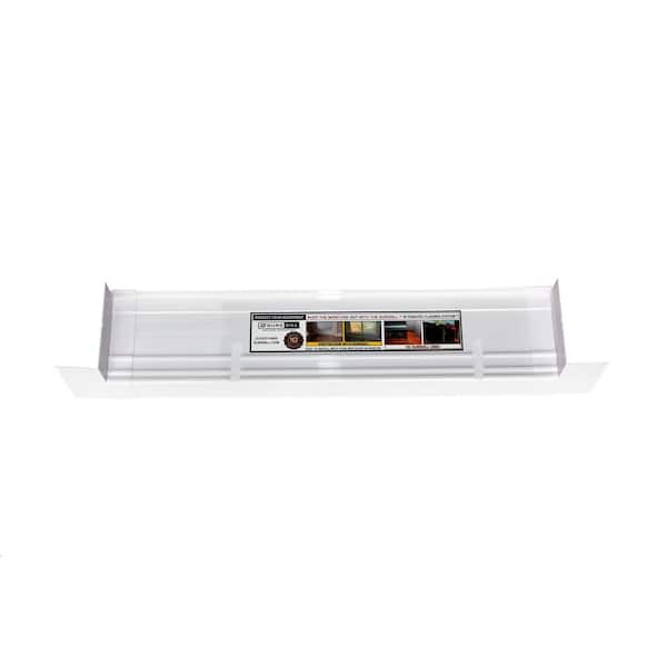 SureSill 4-9/16 in. x 39 in. White PVC Sloped Sill Pan for Door and Window Installation and Flashing (Complete Pack)