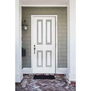 Element Series 4-Panel White Primed Steel Prehung Front Door
