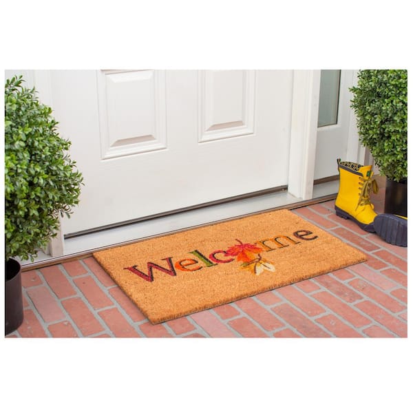 Fall Beauty 17 in. x 29 in. Coir Door Mat