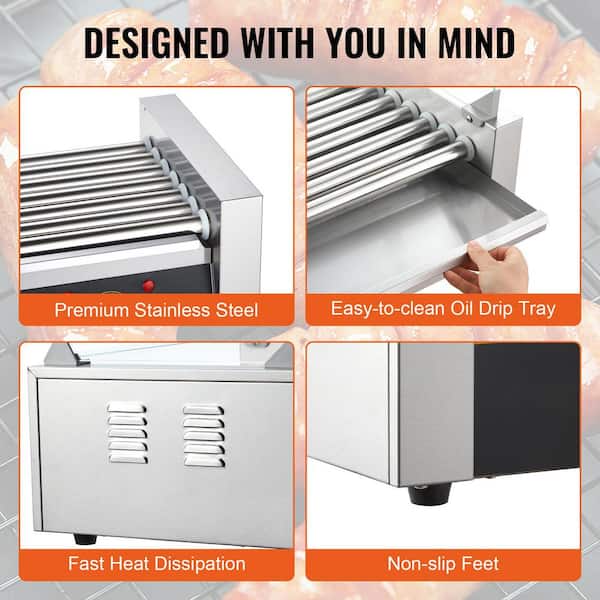 Amazon.com : Giantex Hot Dog Roller Machine, 11 Non-Stick