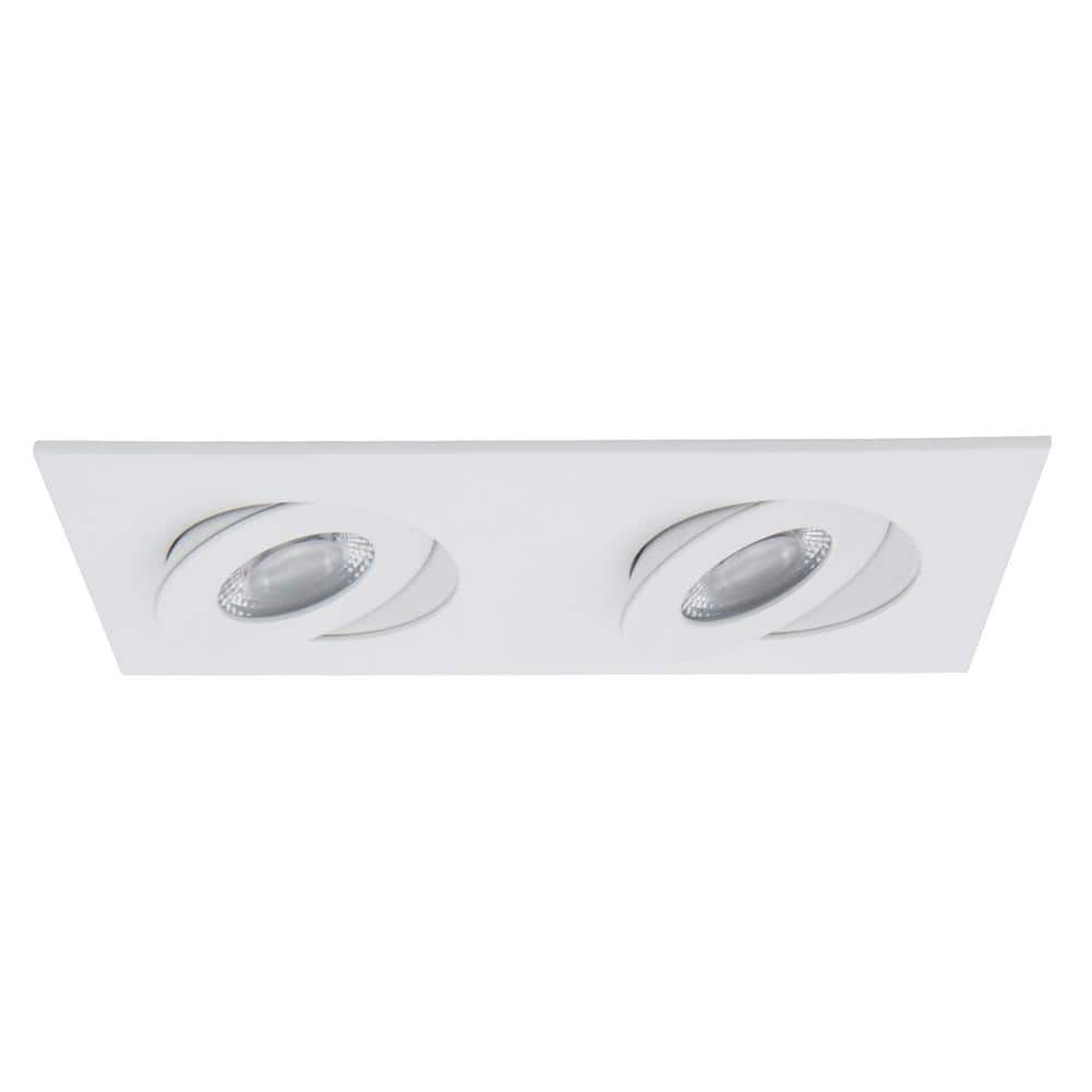 White Aluminum 3.5'' LED Recessed Lighting Kit