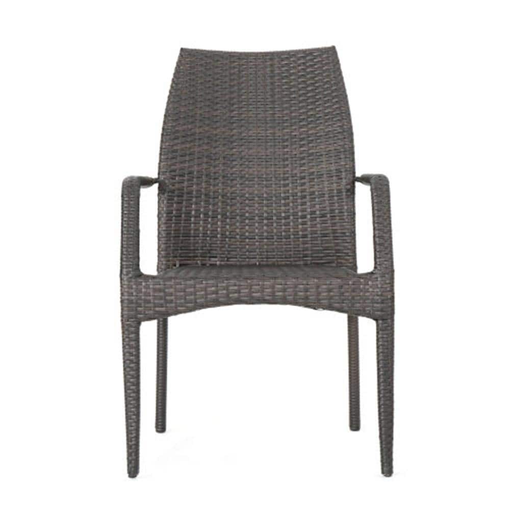 26.5 in. W x 36.5 in. H Sturdy Iron Frame PE Wicker Outdoor Chair Comfort Fully Assembled Patio Leisure Chair price history on PriceWatchPro