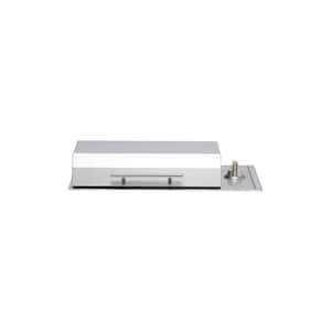 City 21 in. Built-In Electric Grill in Stainless Steel with Knob Control