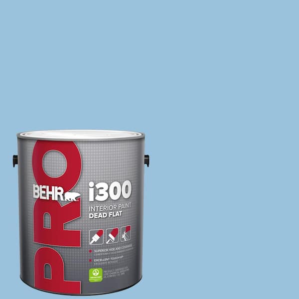 BEHR PRO 1 gal. #M520-3 Charismatic Sky Dead Flat Interior Paint