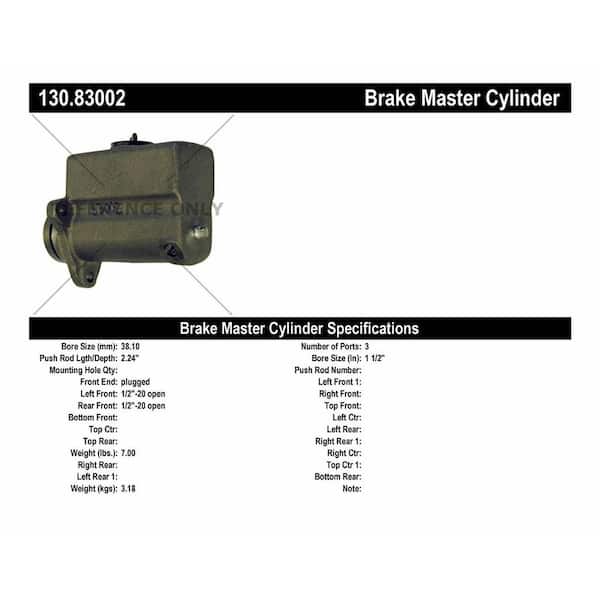 Centric Parts Brake Master Cylinder
