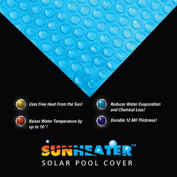 SunHeater Heavy Duty Pool Solar Blanket 14 ft. x 28 ft