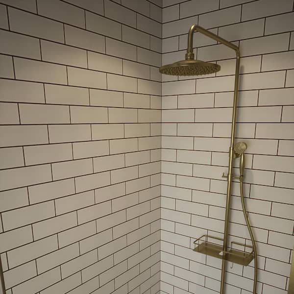 Kloud Off-White 3 in. x 9 in. Matte Subway Ceramic Wall Tile (3.75 sq. ft. /Case)
