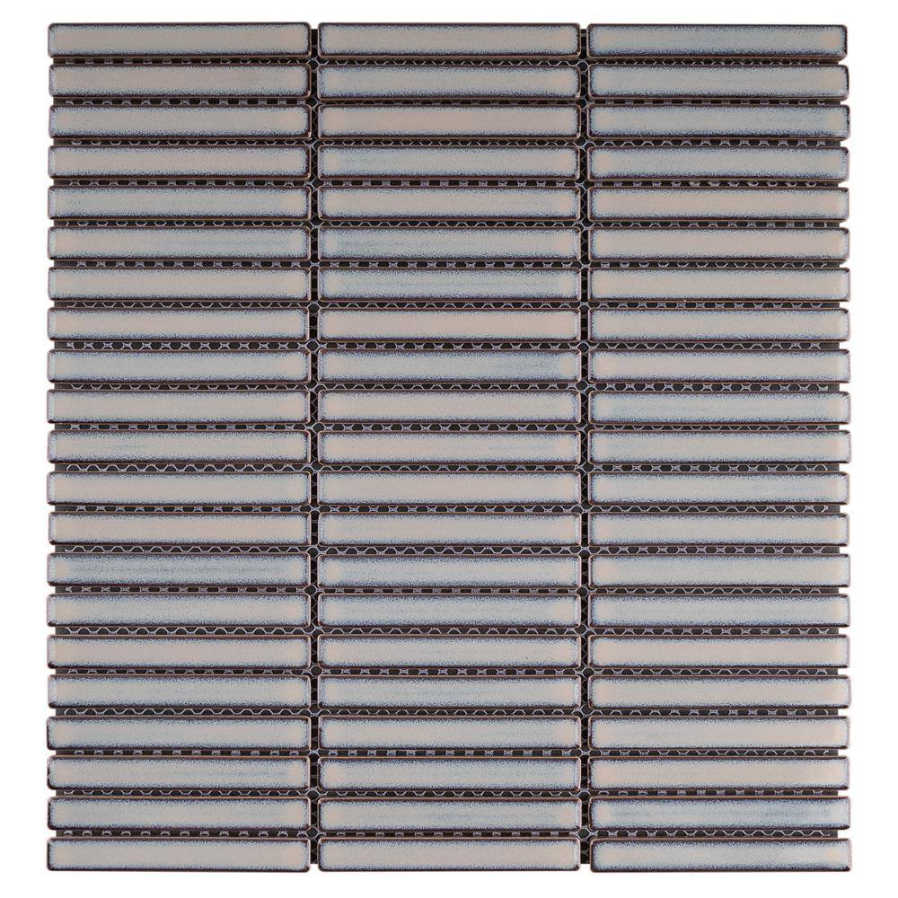 porich♡ MOLOVO Porcetile Reactive Blue Gray 11.2 in. x 11.91 in