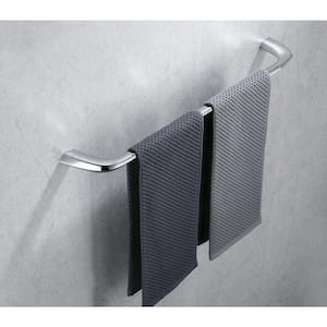 Bathroom 24 in. Wall Mounted Towel Bar Spot Resist Towel Holder in Chrome