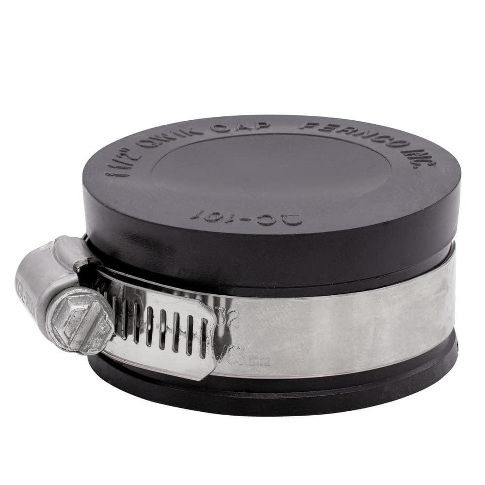 Fernco 1-1/2 in. Flexible PVC Qwik Cap for DWV PQC-101 - The Home