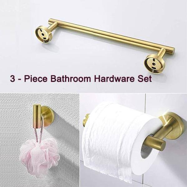 WOWOW 4 Piece Bathroom Hardware Set, Bathroom Accessories Set with