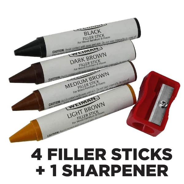 Weiman Wood Furniture and Floors Repair Kit Markers (4 Count) 511D - The  Home Depot