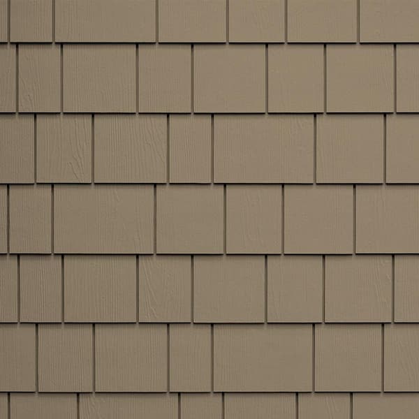 James Hardie Magnolia Home Hardie Shingle HZ5 15.25 in. x 48 in. Fiber Cement Straight Edge Rugged Path