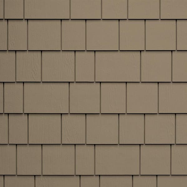 James Hardie Magnolia Home Hardie Shingle HZ5 15.25 in. x 48 in. Fiber Cement Straight Edge Rugged Path