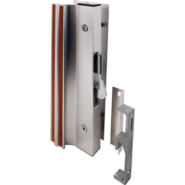 Anvil Mark 4-15/16 in. Mounting Holes in Aluminum Anodized Finish, Sliding Door Handle for Patio Doors Includes Outside Pull