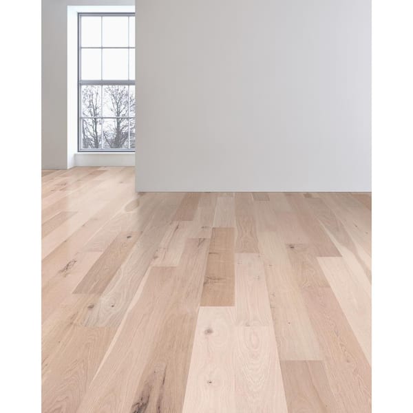 Beasley Unfinished 1/2 in. x 5-3/8 in. Engineered White Oak Hardwood Flooring (35.1 sq. ft./ctn)