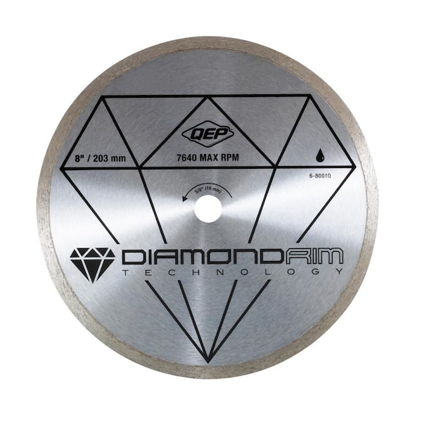 QEP 8 in. Diamond Blade for Wet Tile Saws