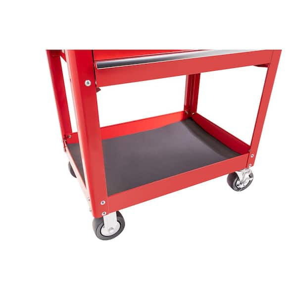 Sunex Tools 23 in. Compact Slide Top Utility Cart - Red