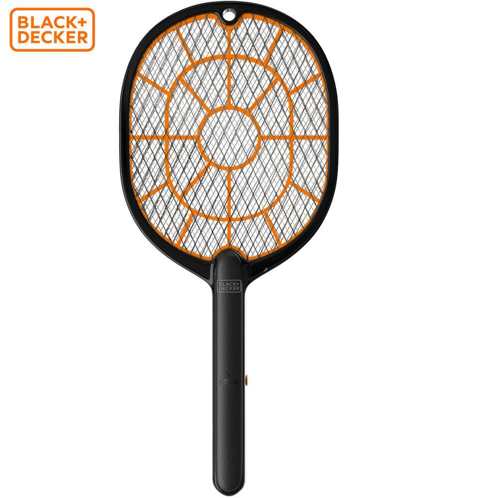 Electronic Bug Zapper Electric Fly Insect Swatter Mosquito Wasp Killer Swat Grey 