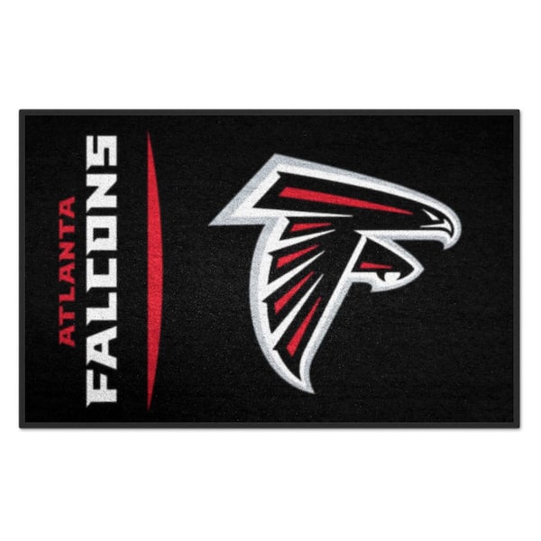 FANMATS NFL - Atlanta Falcons Black Uniform Inspired 2 ft. x 3 ft. Area Rug