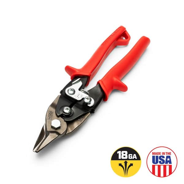 Wiss 9-1/4 in. Compound Action Straight, Left and Right Cut Bulldog Aviation Snip