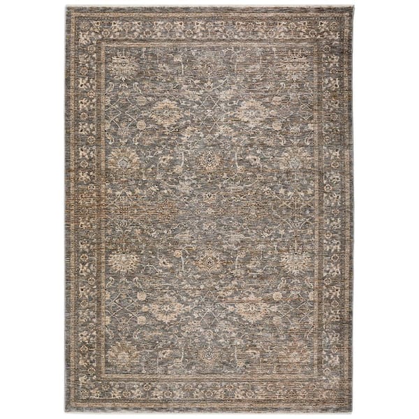 Yarra 9 ft. x 13 ft. 2 in. Gray Vintage Rug