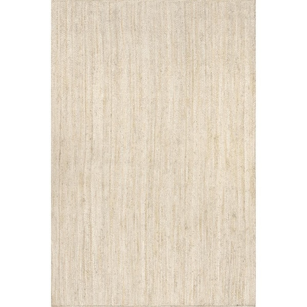 Rigo Chunky Loop Jute Off-White 4 ft. x 6 ft. Area Rug