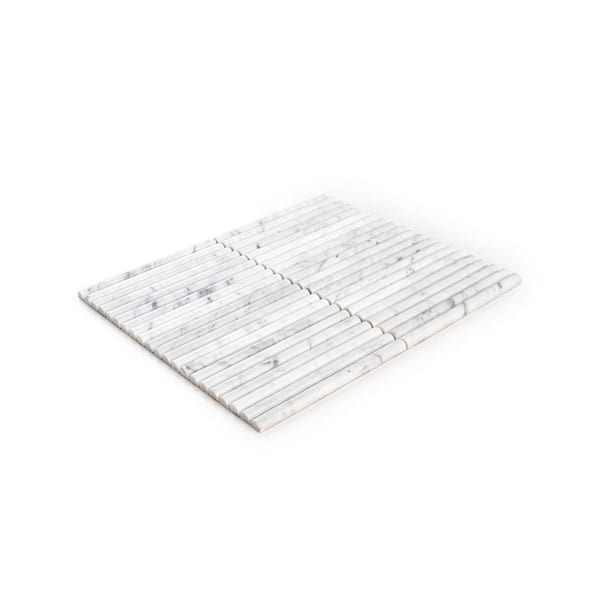 El Croquis177/178LACATON&VASSALラカトン＆ヴァッサ Jeffrey Court Expose Venato White 11.875 in. x 12 in. Fluted Honed