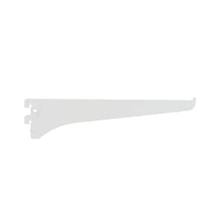 10 in. Light Duty Shelf Bracket- White